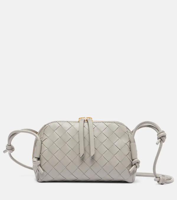  Bottega Veneta Bottega Veneta Concert Mini Leather Crossbody Bag 
