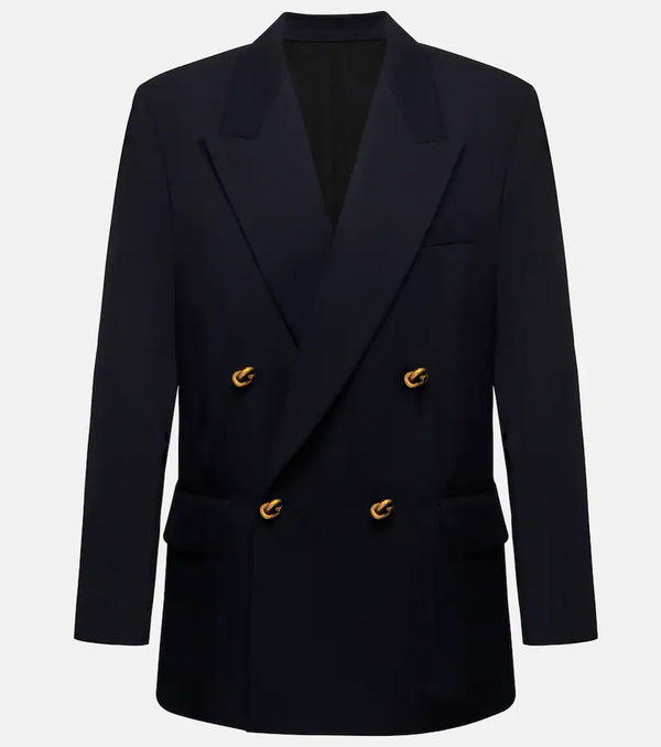  Bottega Veneta Bottega Veneta Double-breasted Wool Blazer 