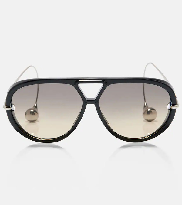  Bottega Veneta Bottega Veneta Drop Aviator Sunglasses 