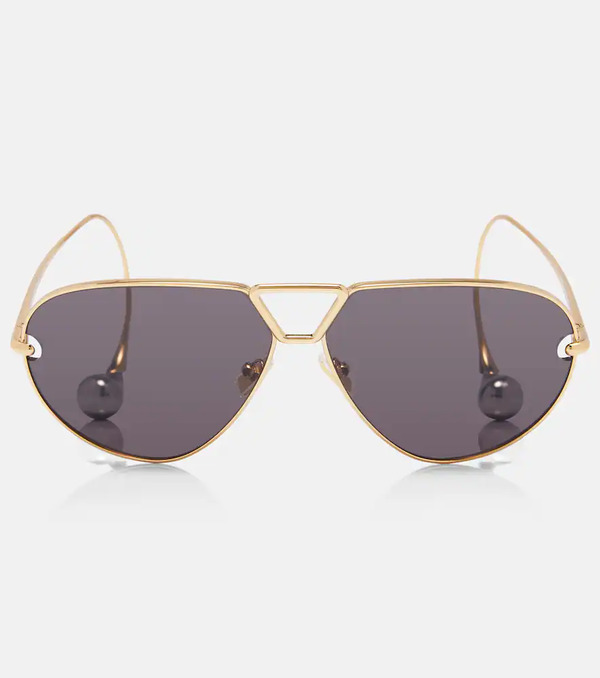  Bottega Veneta Bottega Veneta Drop Aviator Sunglasses 