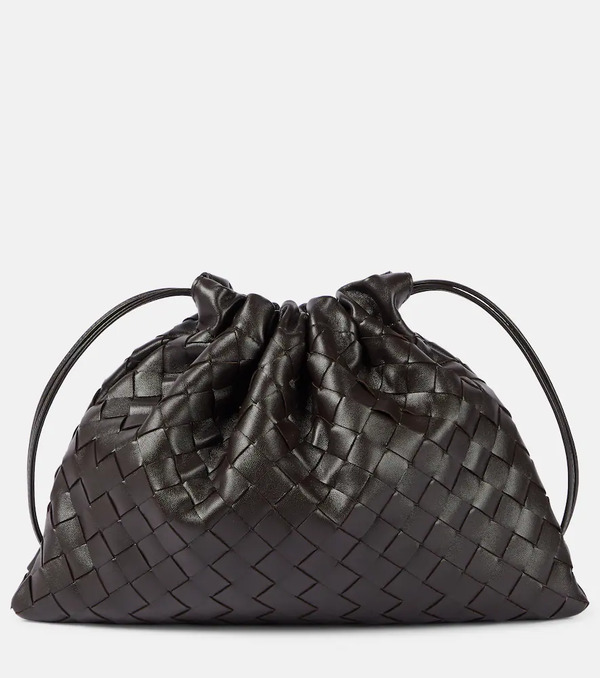  Bottega Veneta Bottega Veneta Dustbag Medium Leather Clutch 