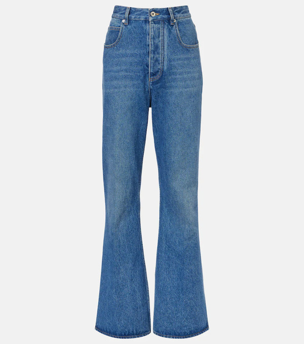  Bottega Veneta Bottega Veneta High-rise Flared Jeans 
