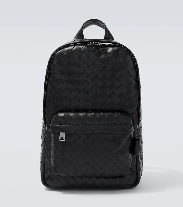  Bottega Veneta Bottega Veneta Intrecciato Leather Backpack 