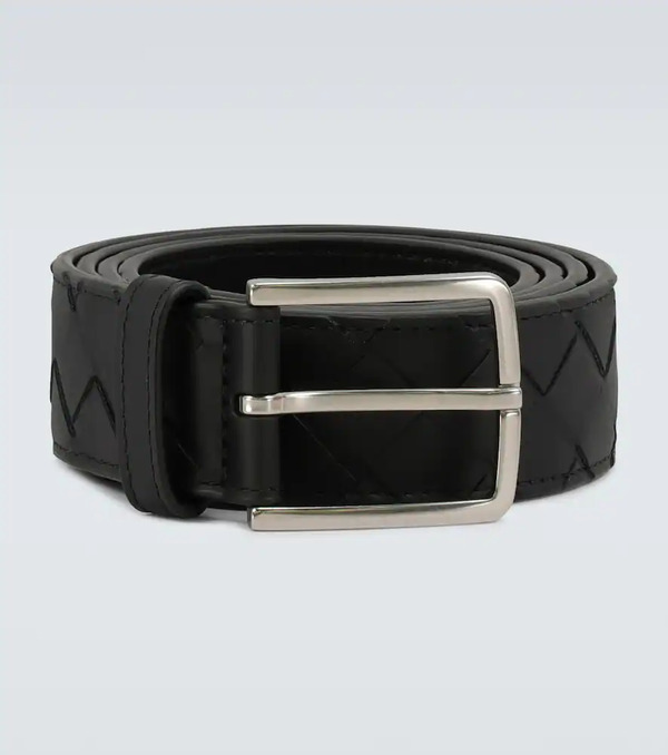  Bottega Veneta Bottega Veneta Intrecciato Leather Belt 