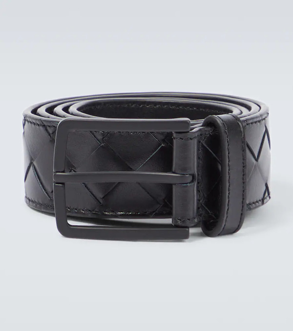  Bottega Veneta Bottega Veneta Intrecciato Leather Belt 