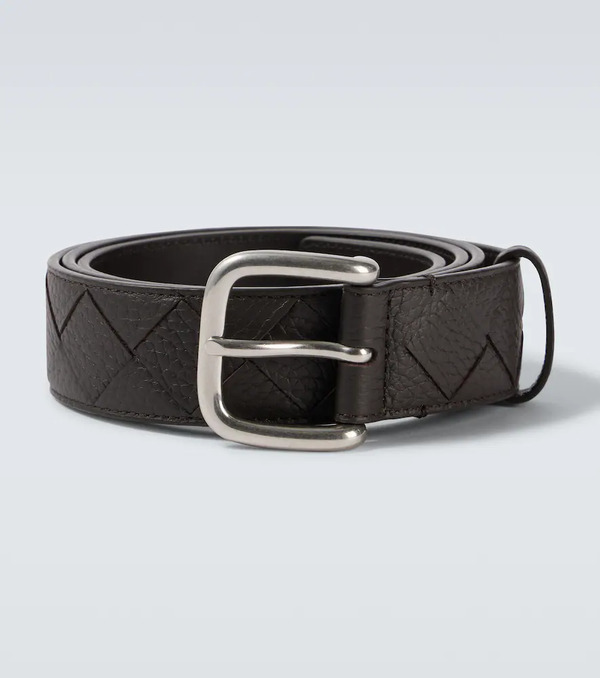  Bottega Veneta Bottega Veneta Intrecciato Leather Belt 