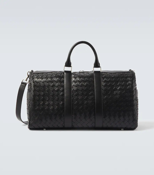  Bottega Veneta Bottega Veneta Intrecciato Leather Duffel Bag 