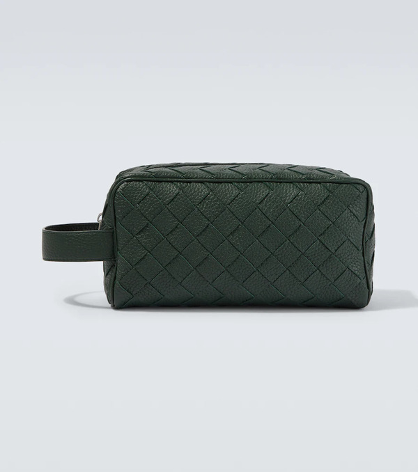  Bottega Veneta Bottega Veneta Intrecciato Leather Pouch 