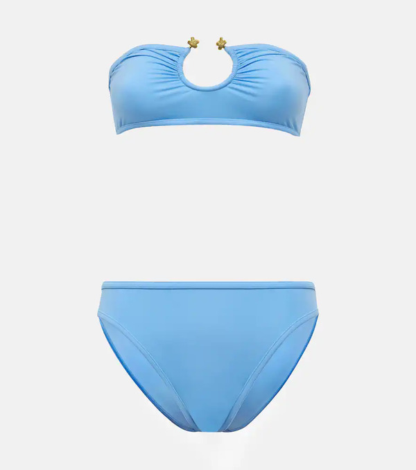  Bottega Veneta Bottega Veneta Knot Bandeau Bikini 