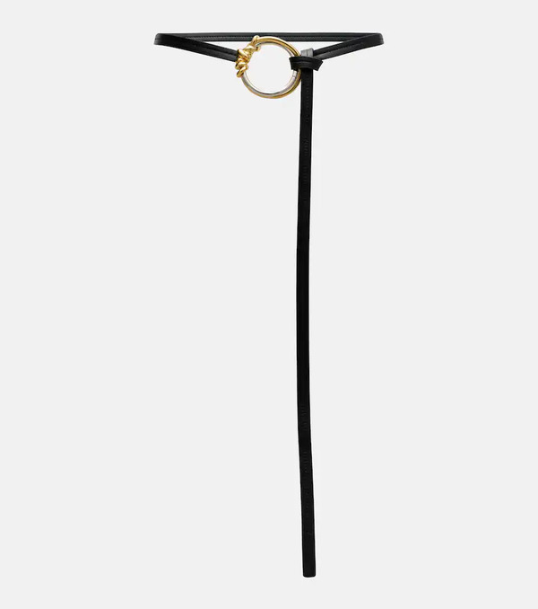  Bottega Veneta Bottega Veneta Knot Ring Leather Belt 