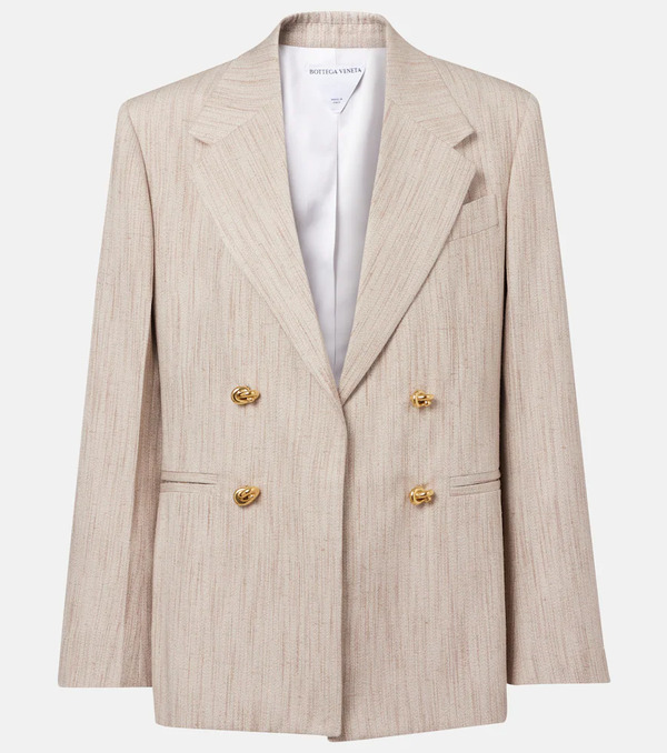  Bottega Veneta Bottega Veneta Knot Single-breasted Blazer 