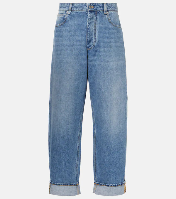  Bottega Veneta Bottega Veneta Mid-rise Straight Jeans 