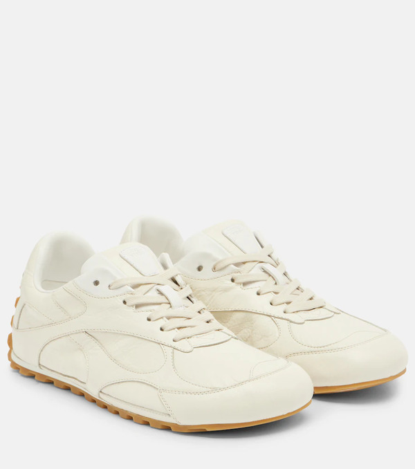  Bottega Veneta Bottega Veneta Orbit Flash Leather Sneakers 