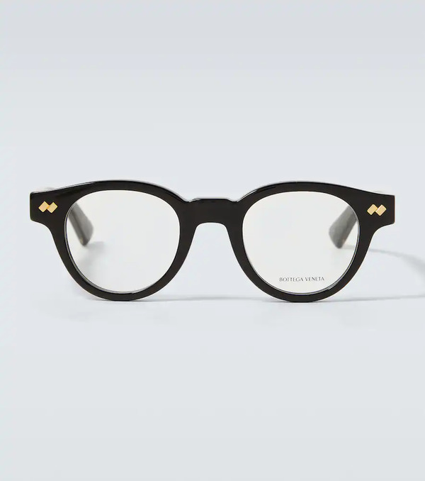  Bottega Veneta Bottega Veneta Round Glasses 
