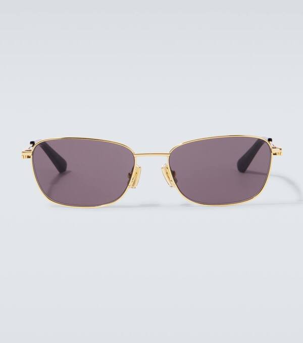  Bottega Veneta Bottega Veneta Split Rectangular Sunglasses 