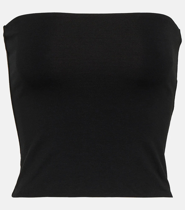  Brunello Cucinelli Brunello Cucinelli Cotton-blend Tube Top 