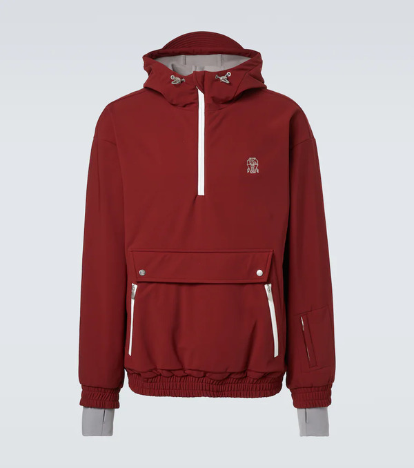  Brunello Cucinelli Brunello Cucinelli Half-zip Ski Jacket 