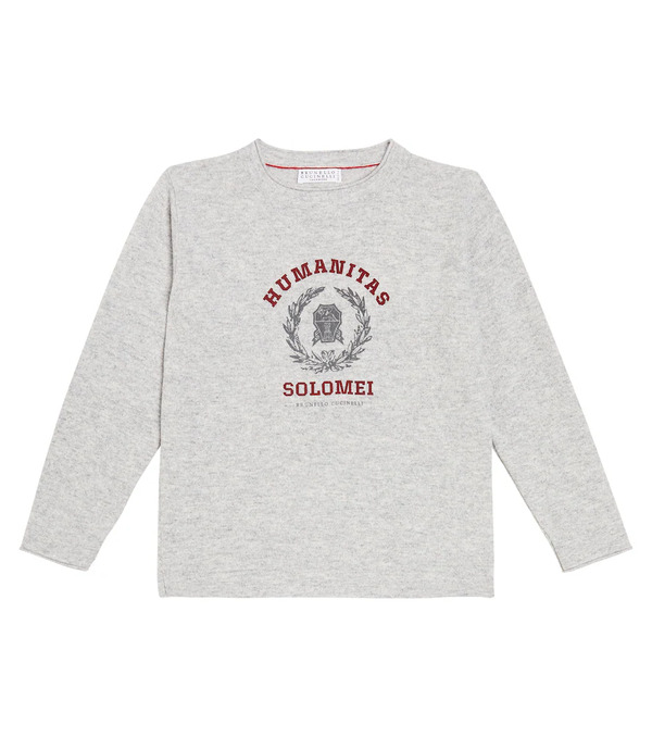  Brunello Cucinelli Kids Brunello Cucinelli Kids Cashmere Sweater 