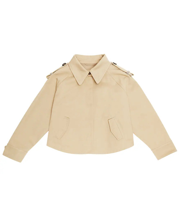  Brunello Cucinelli Kids Brunello Cucinelli Kids Cotton Gabardine Jacket 