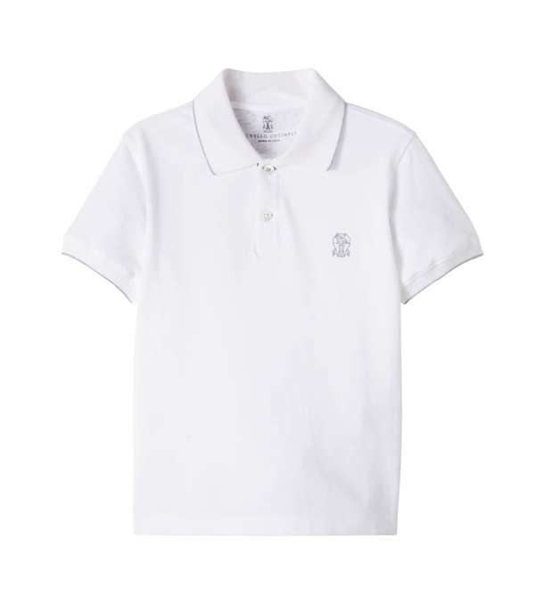  Brunello Cucinelli Kids Brunello Cucinelli Kids Cotton Piquã© Polo Shirt 