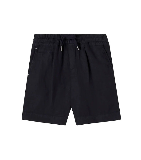  Brunello Cucinelli Kids Brunello Cucinelli Kids Linen Shorts 