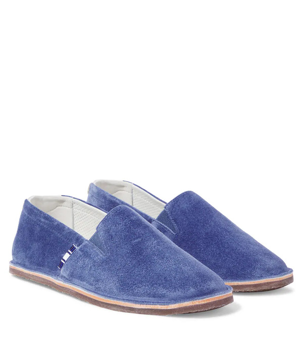  Brunello Cucinelli Kids Brunello Cucinelli Kids Suede Slip-on Shoes 