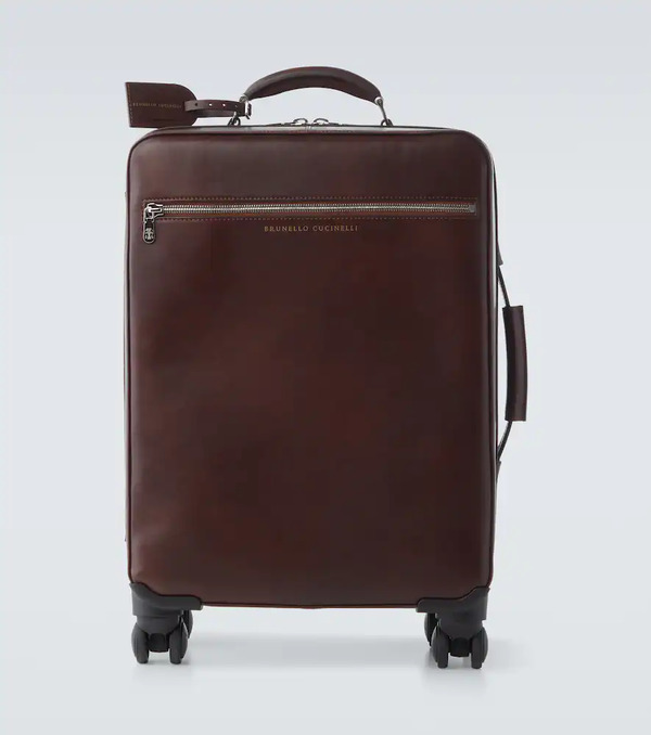  Brunello Cucinelli Brunello Cucinelli Leather Suitcase 