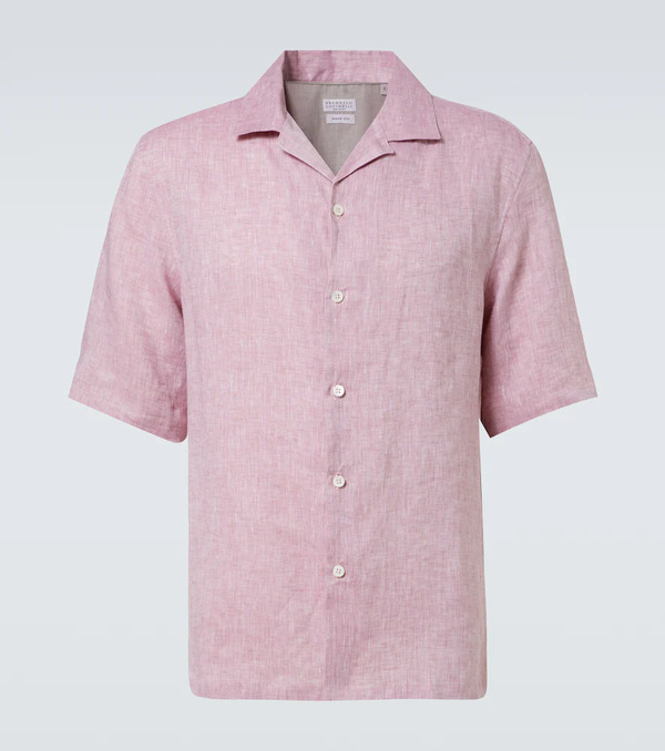  Brunello Cucinelli Brunello Cucinelli Linen Shirt 