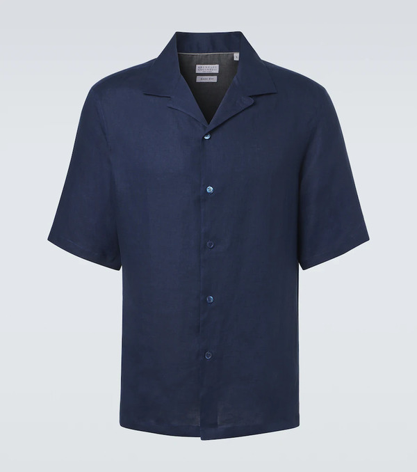  Brunello Cucinelli Brunello Cucinelli Linen Shirt 
