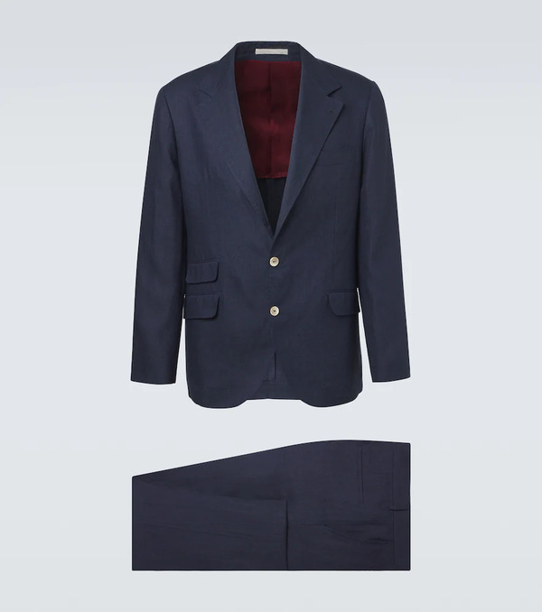  Brunello Cucinelli Brunello Cucinelli Linen Suit 