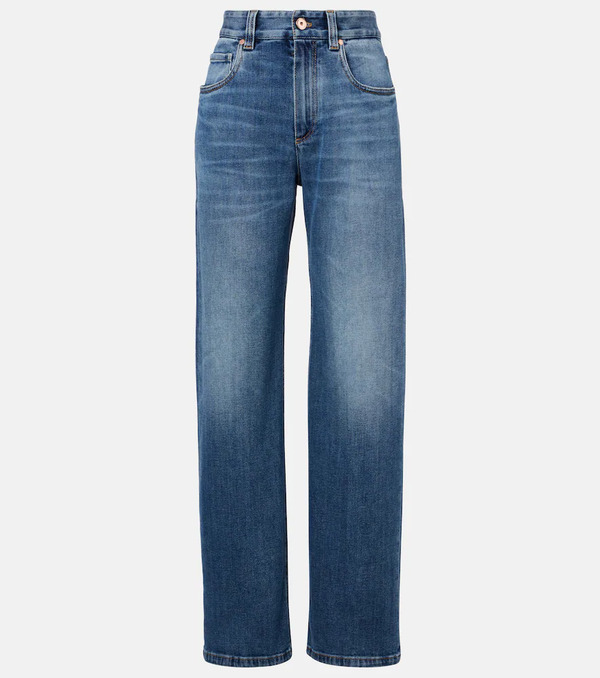 Brunello Cucinelli Brunello Cucinelli Low-rise Straight Jeans 