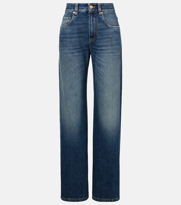  Brunello Cucinelli Brunello Cucinelli Low-rise Straight Jeans 