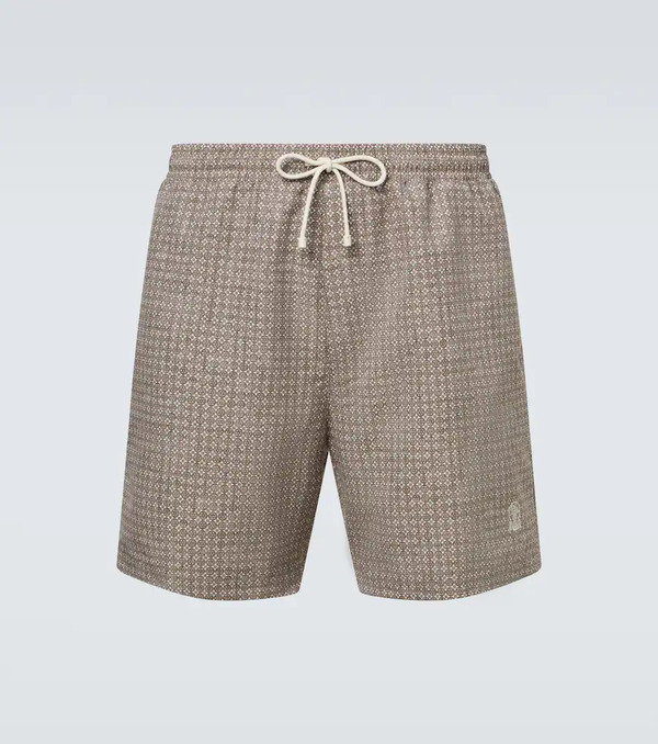  Brunello Cucinelli Brunello Cucinelli Printed Swim Trunks 
