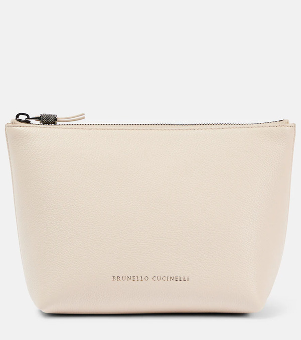  Brunello Cucinelli Brunello Cucinelli Small Leather Clutch 