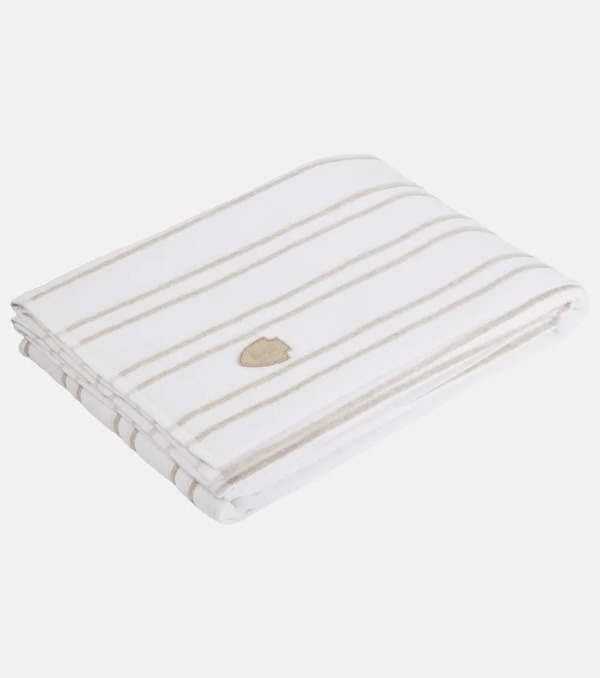  Brunello Cucinelli Brunello Cucinelli Striped Cotton Terry Beach Towel 
