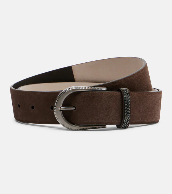  Brunello Cucinelli Brunello Cucinelli Suede Belt 