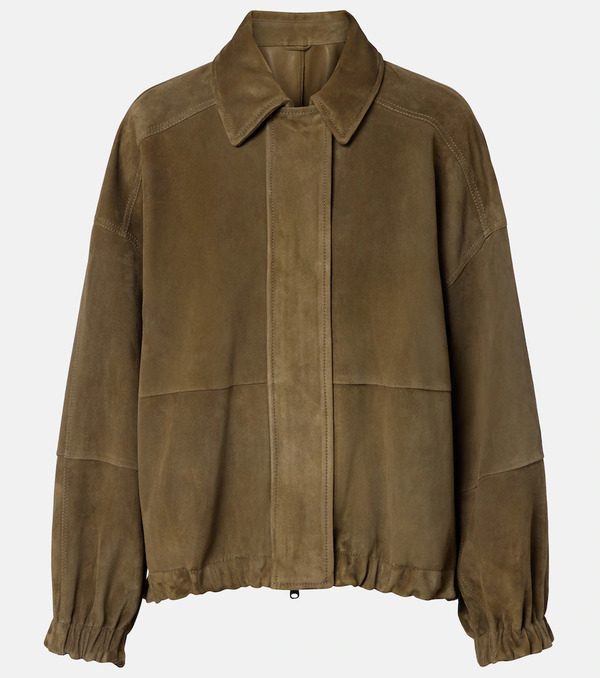  Brunello Cucinelli Brunello Cucinelli Suede Jacket 