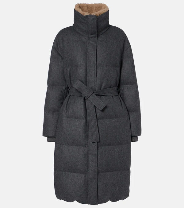  Brunello Cucinelli Brunello Cucinelli Virgin Wool Down Coat 