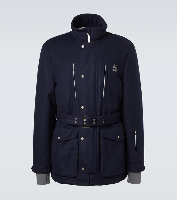  Brunello Cucinelli Brunello Cucinelli Wool Ski Jacket 
