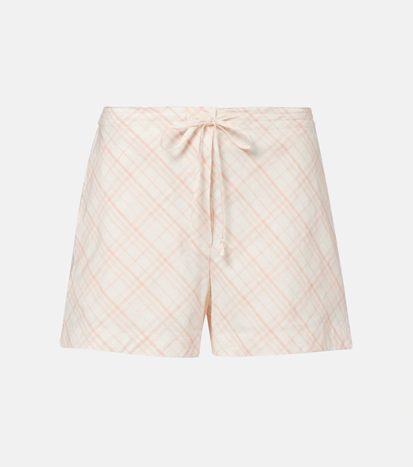  Burberry Burberry Burberry Check Cotton Shorts 