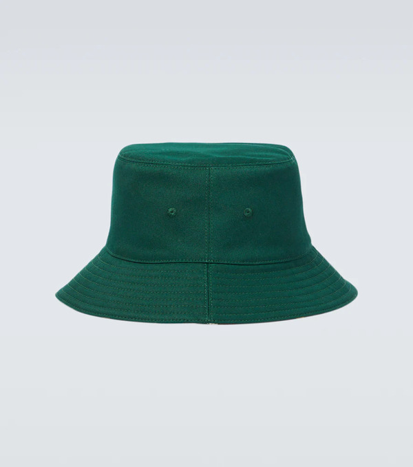  Burberry Burberry Burberry Check Reversible Twill Bucket Hat 