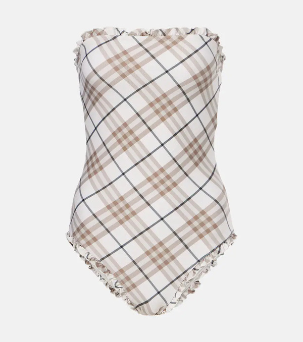  Burberry Burberry Burberry Check Swimsuit 