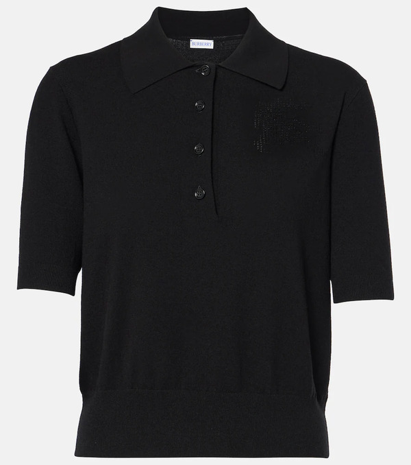  Burberry Burberry Cotton-blend Polo Shirt 