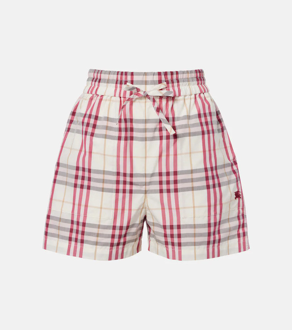  Burberry Burberry Ekd Burberry Check Cotton Shorts 