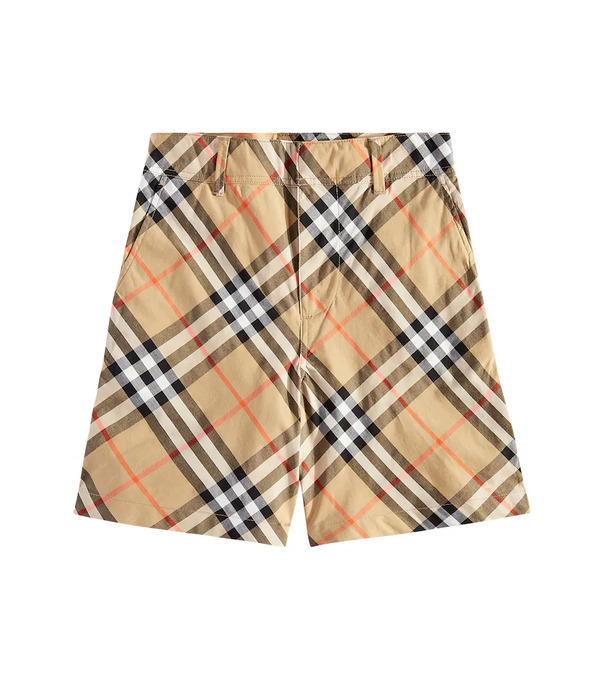  Burberry Kids Burberry Kids Burberry Check Cotton Shorts 
