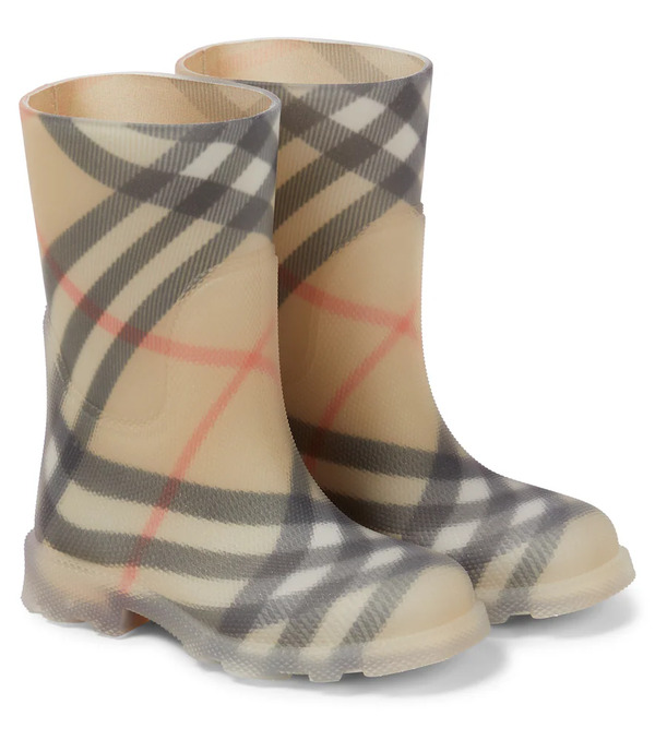  Burberry Kids Burberry Kids Burberry Check Rain Boots 