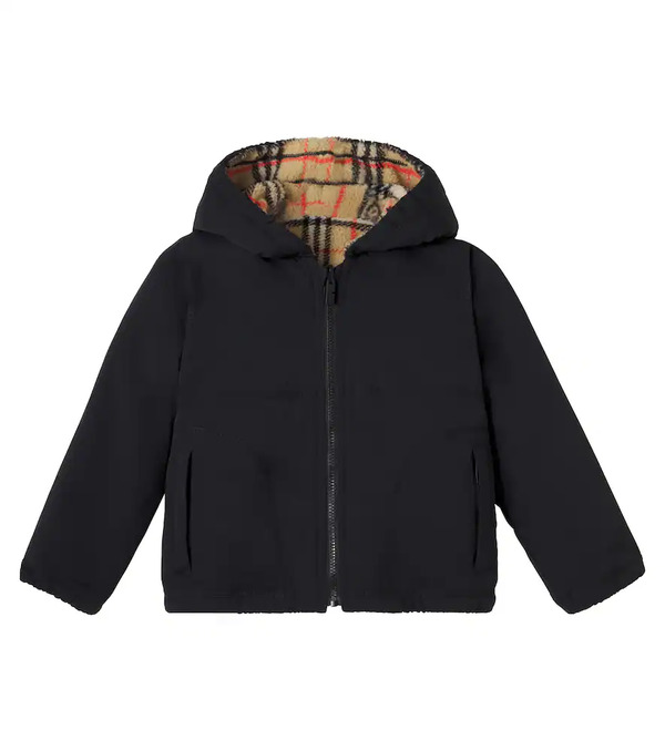  Burberry Kids Burberry Kids Burberry Check Reversible Teddy Jacket 