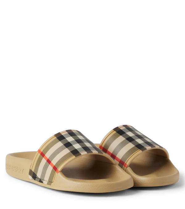  Burberry Kids Burberry Kids Burberry Check Slides 