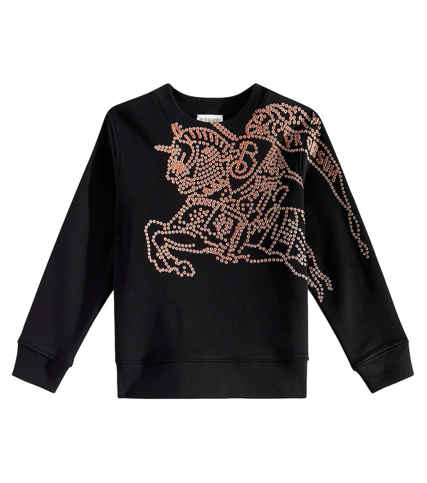  Burberry Kids Burberry Kids Ekd Cotton Jersey Sweatshirt 