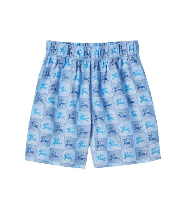  Burberry Kids Burberry Kids Ekd Cotton Shorts 